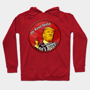 In your guts you know Trump's Nuts Hoodie